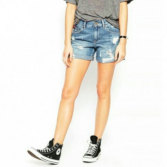 ⭐️ Pacsun Bullhead Denim Boyfriend Jean Short Size 9 - Picture 2 of 11